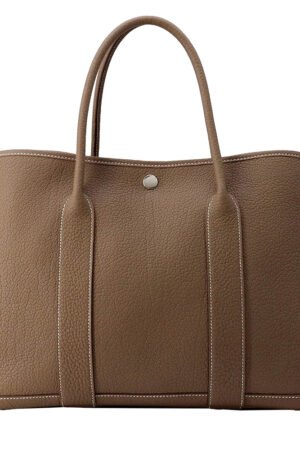 CHELSEA-L112 Classic Brown Leather Tote Bag