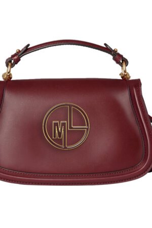 GLAMARA G786 Elegant Burgundy Leather bag